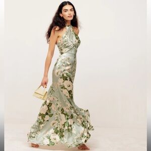Reformation Veria Silk Dress